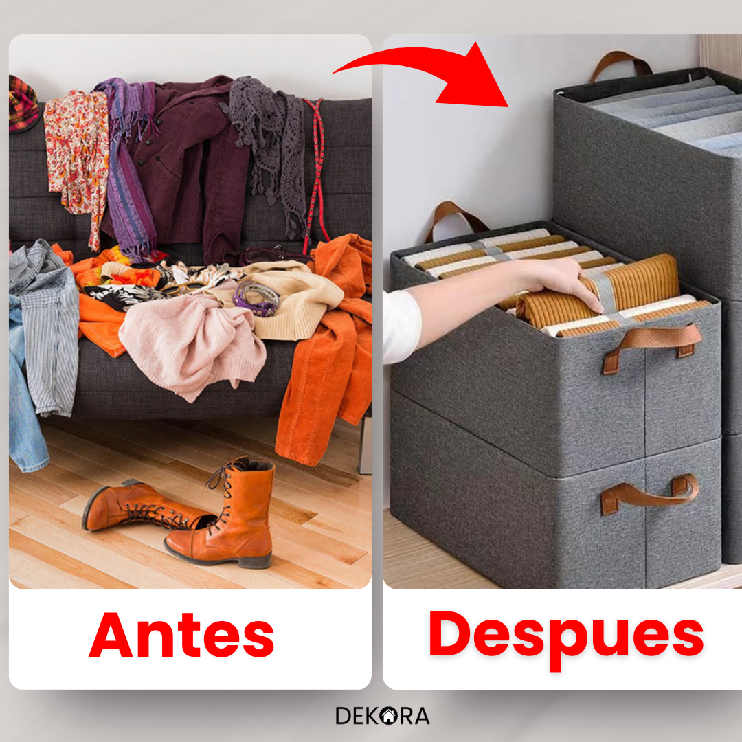 Organizador de ropa plegable - Pagá 1 y lleváte 3
